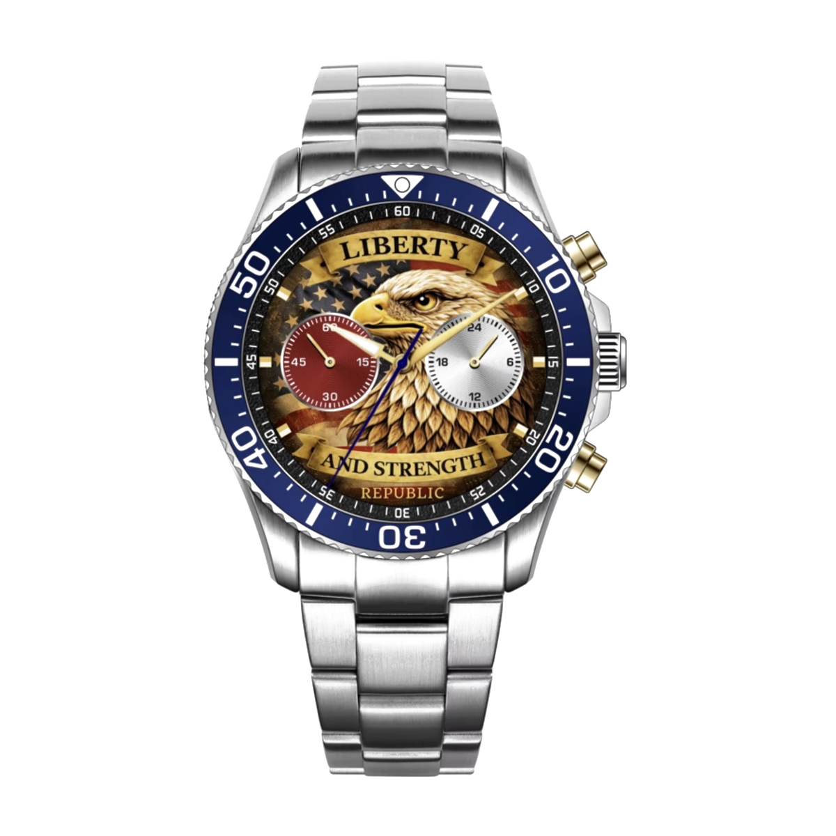 The American Eagle Chronograph — Stainless Steel